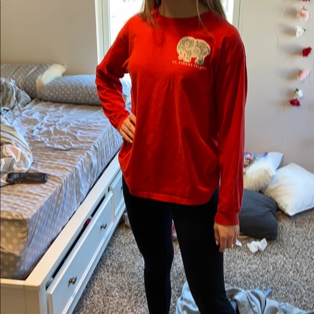 Cotton St. Simons Island long sleeve shirt.